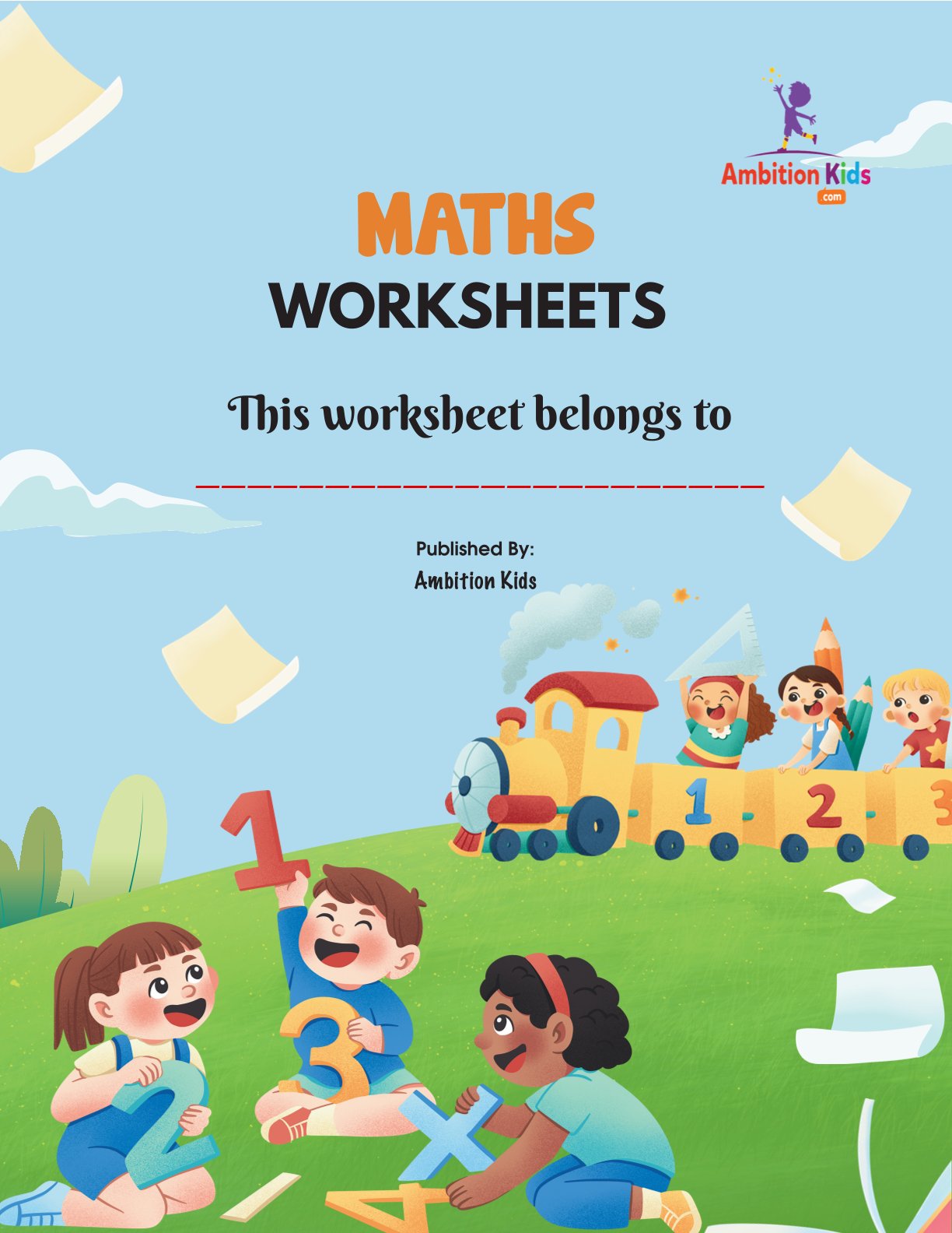 UKG Worksheets Printable | EVS, Math, English, Coloring, Logical Reasoning