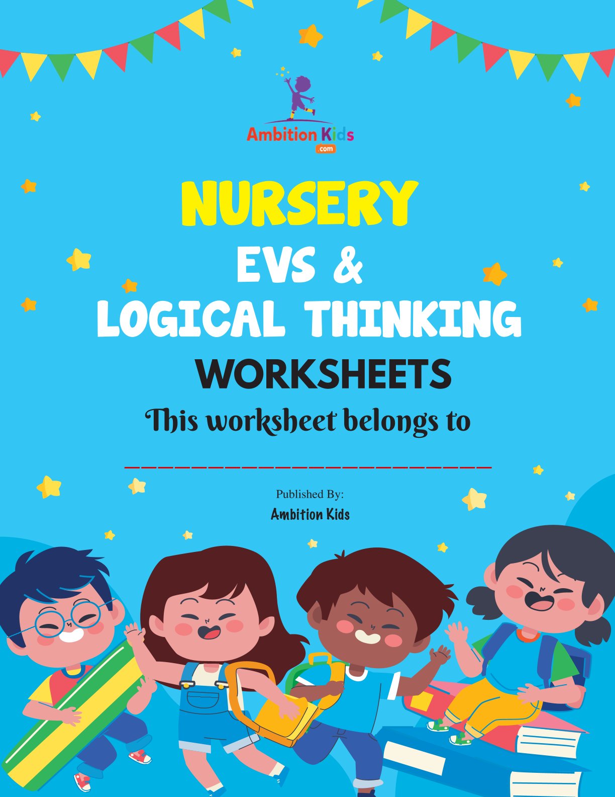 Nursery Worksheet EVS & Logical Thinking Printable Worksheets | Age 3+