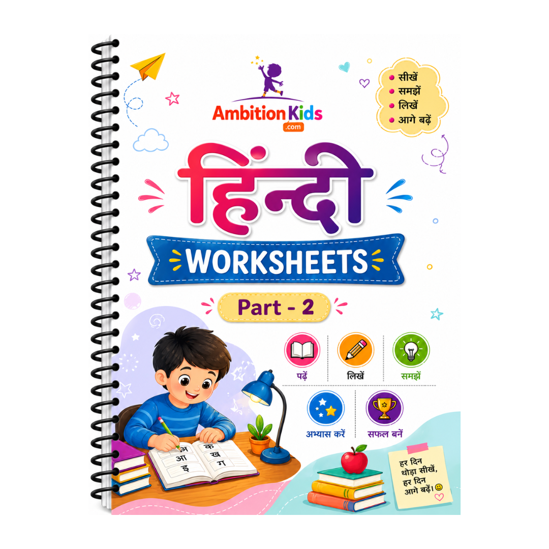 Hindi Learning & Writing Worksheets for Kids | Age 4-6 | Part 2