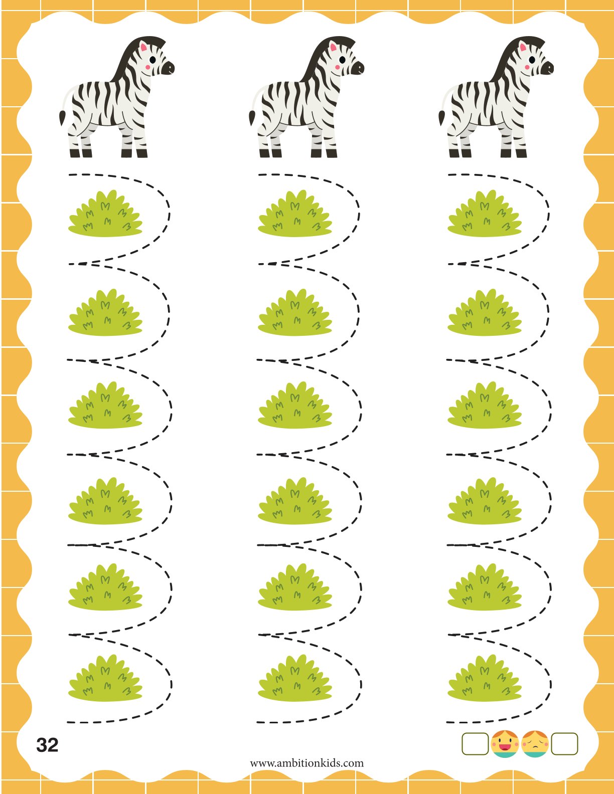 Pre-Nursery Pattern Writing & Logical Reasoning Printable Worksheets