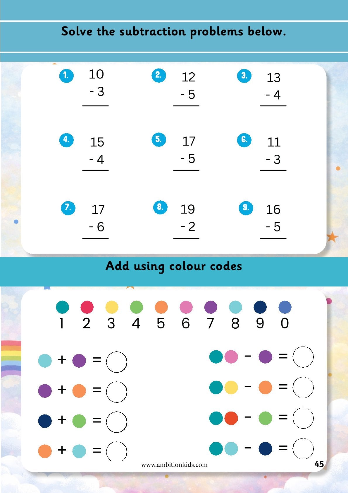 UKG Early Math Skills Worksheet | Preschool Math Learning Book for Kids Age 5-6 Years