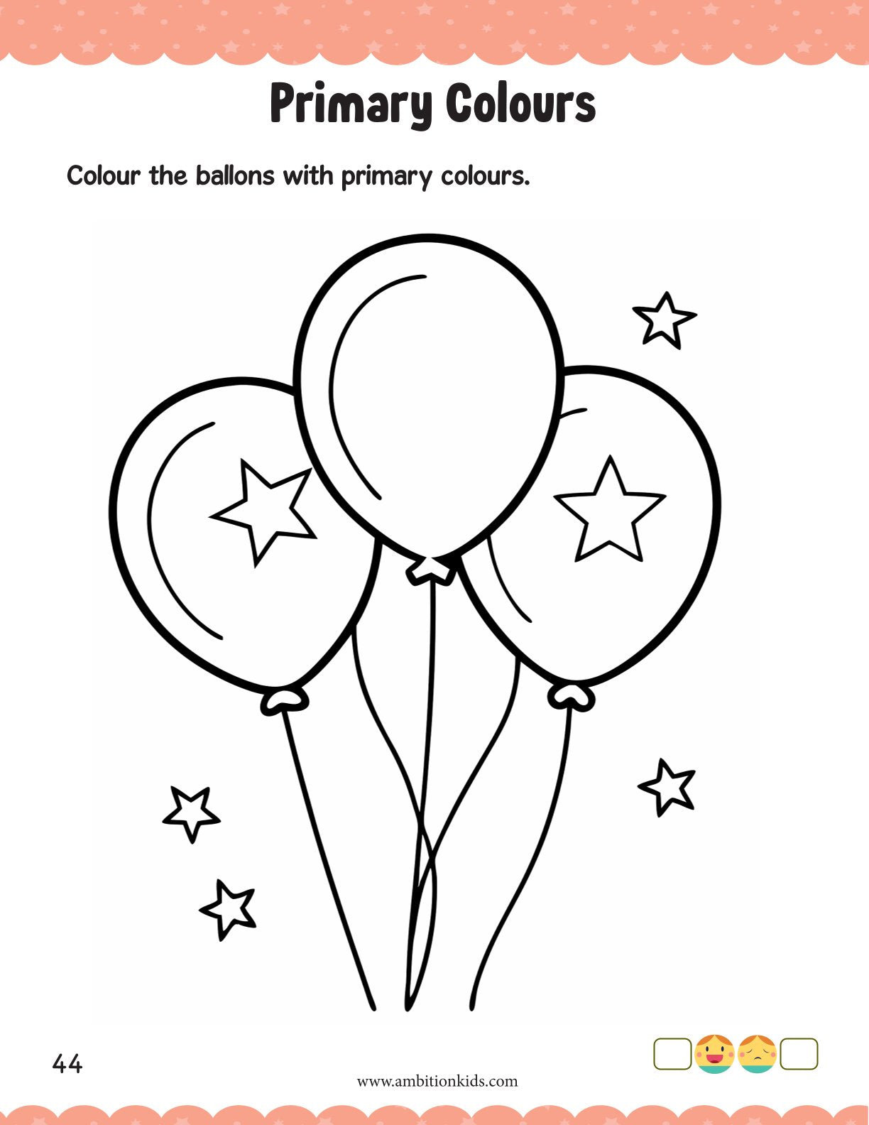 LKG Printable Worksheets | Art & Creativity Fun Coloring & Drawing 50+ Worksheets