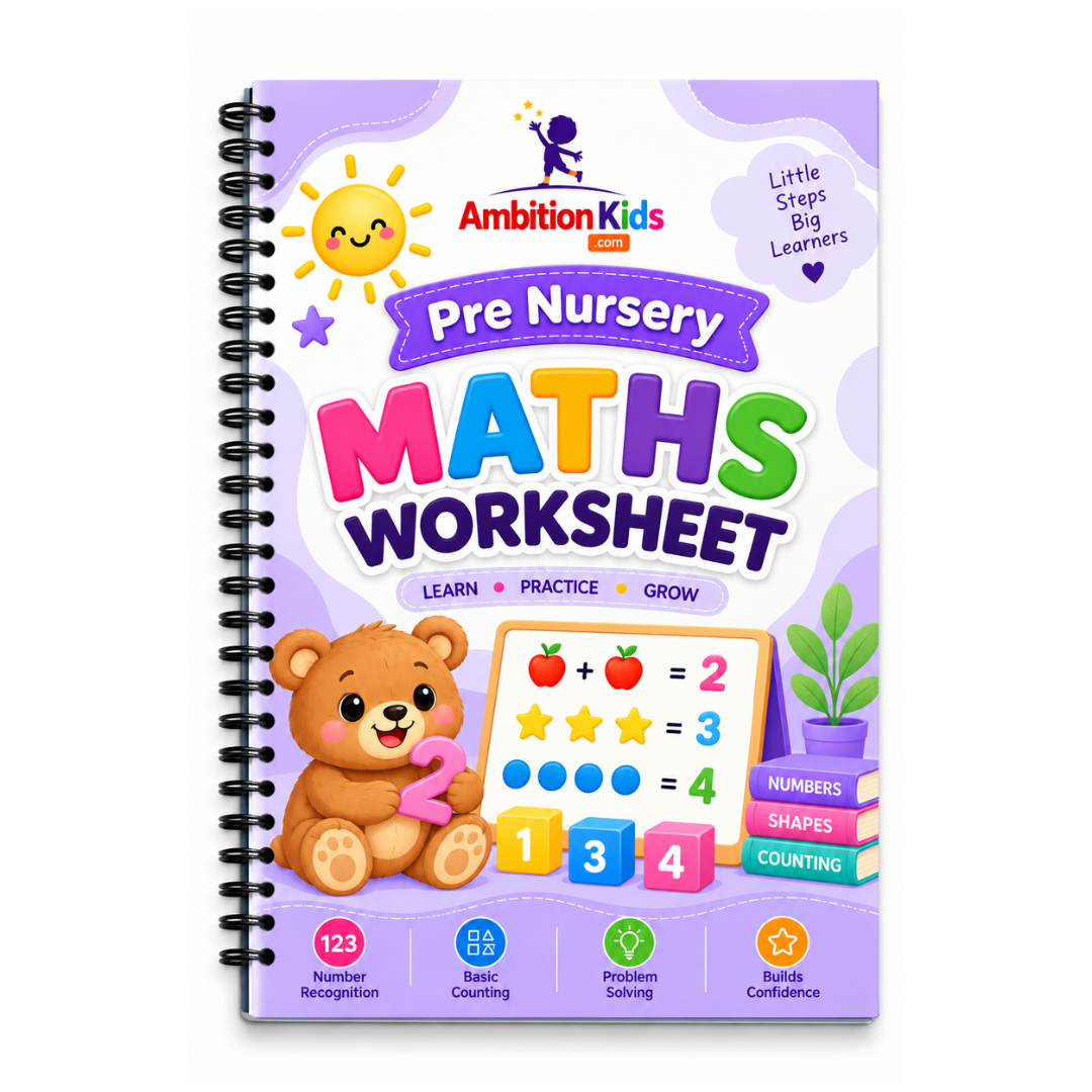Pre-Nursery Math Loose Worksheets | Number Concepts