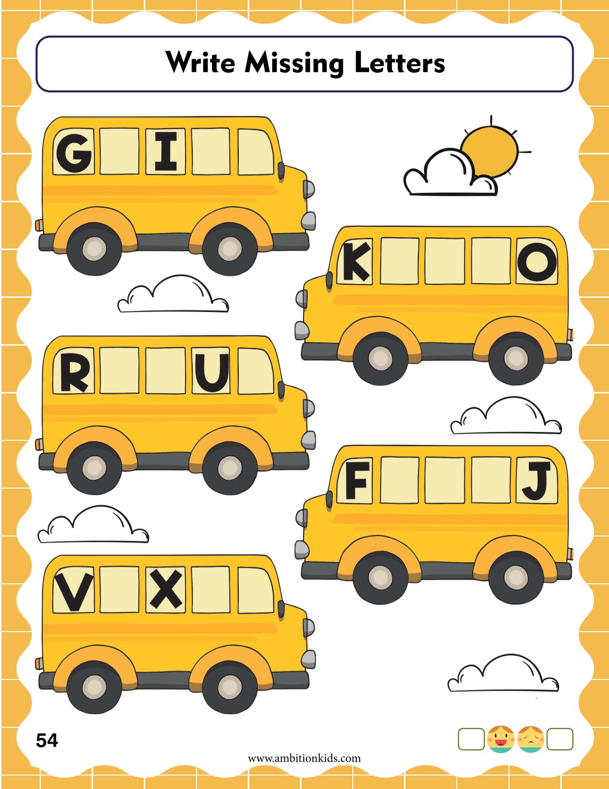 Pre-Nursery English Loose Worksheets | Alphabet & Picture Activities | Hard Copy
