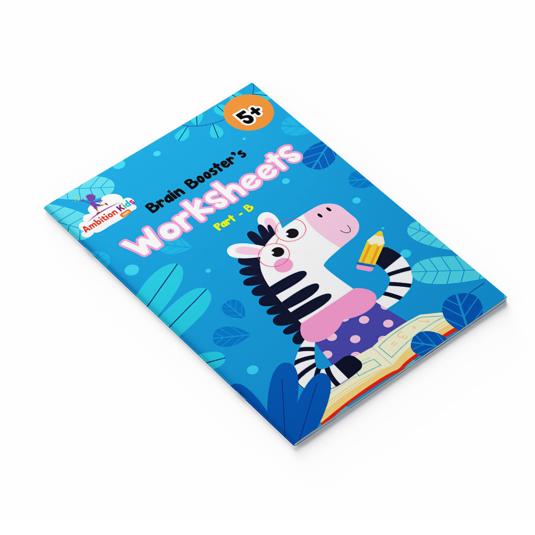 UKG & Brain Booster Worksheets – 4-Book Set (Ages 5–7) ✅
