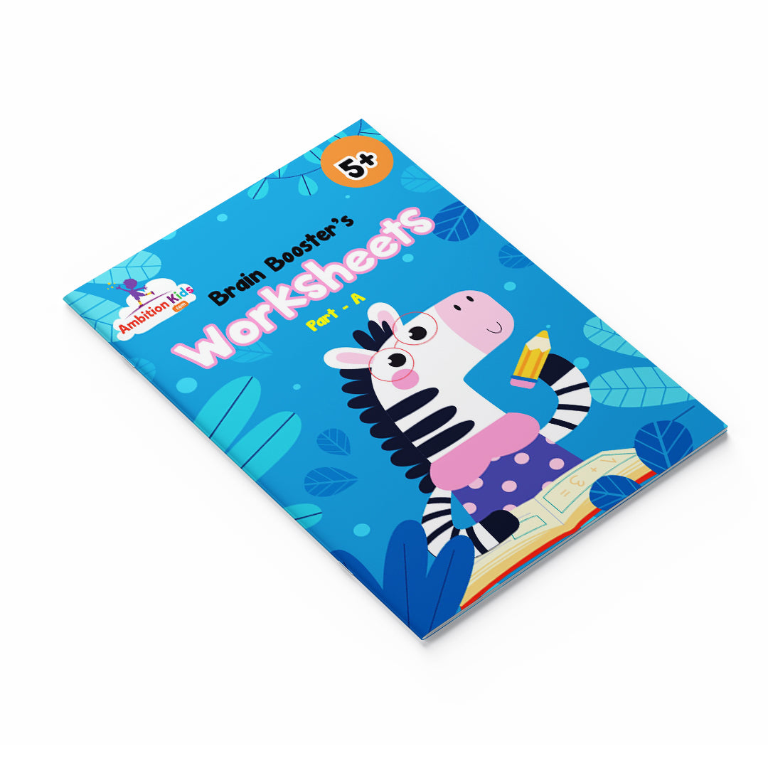 UKG & Brain Booster Worksheets – 4-Book Set (Ages 5–7) ✅