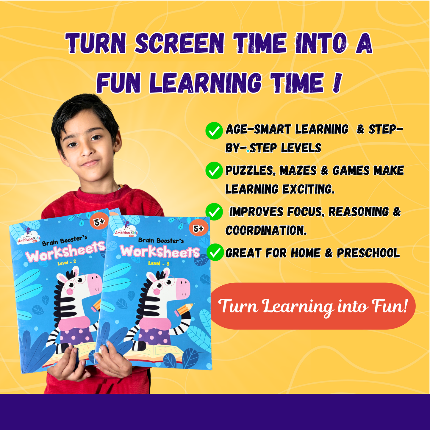 Age 5+ Brain Booster Worksheets (350+ Activities)