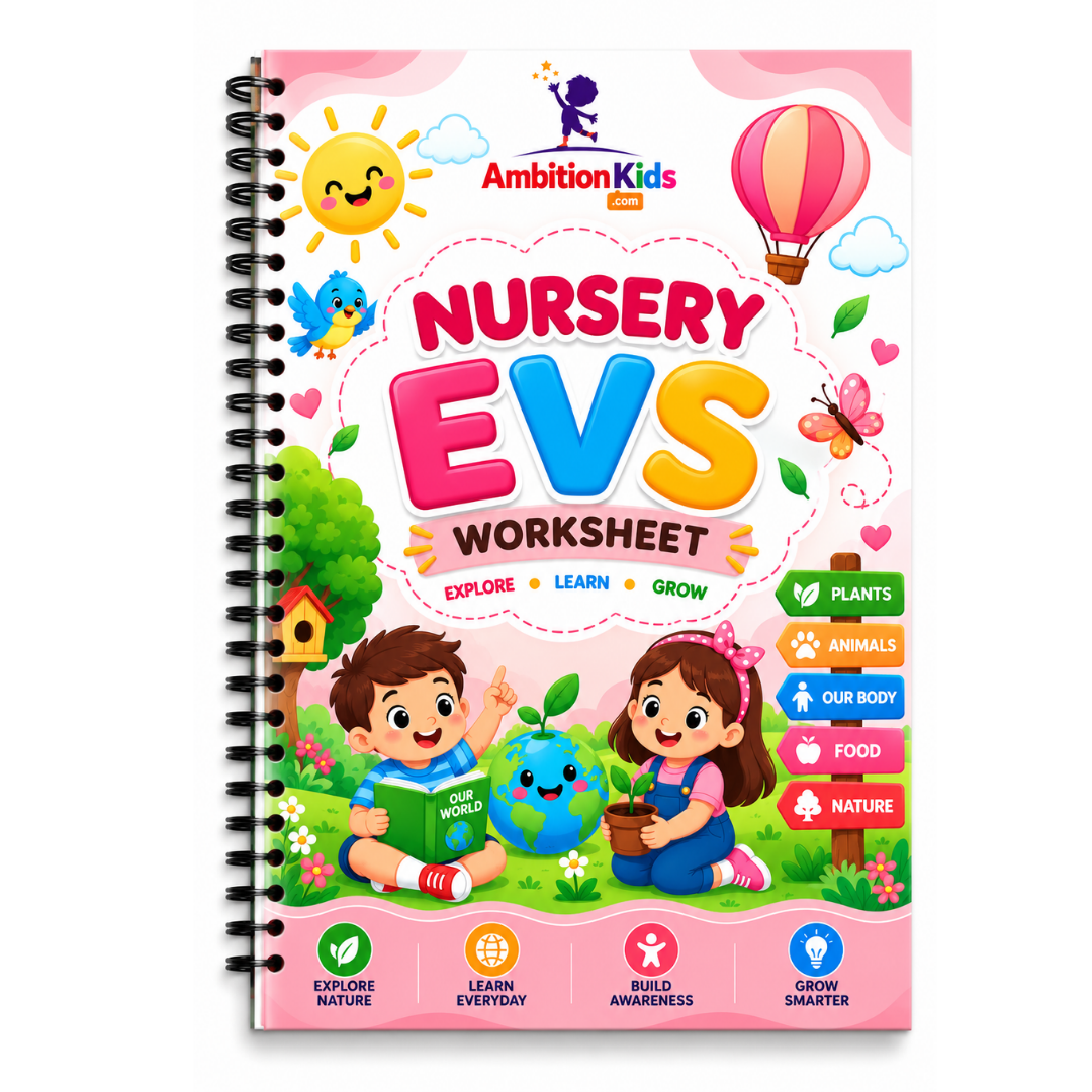 Nursery Loose Worksheet EVS & Logical Thinking Printable Worksheets | Age 3+