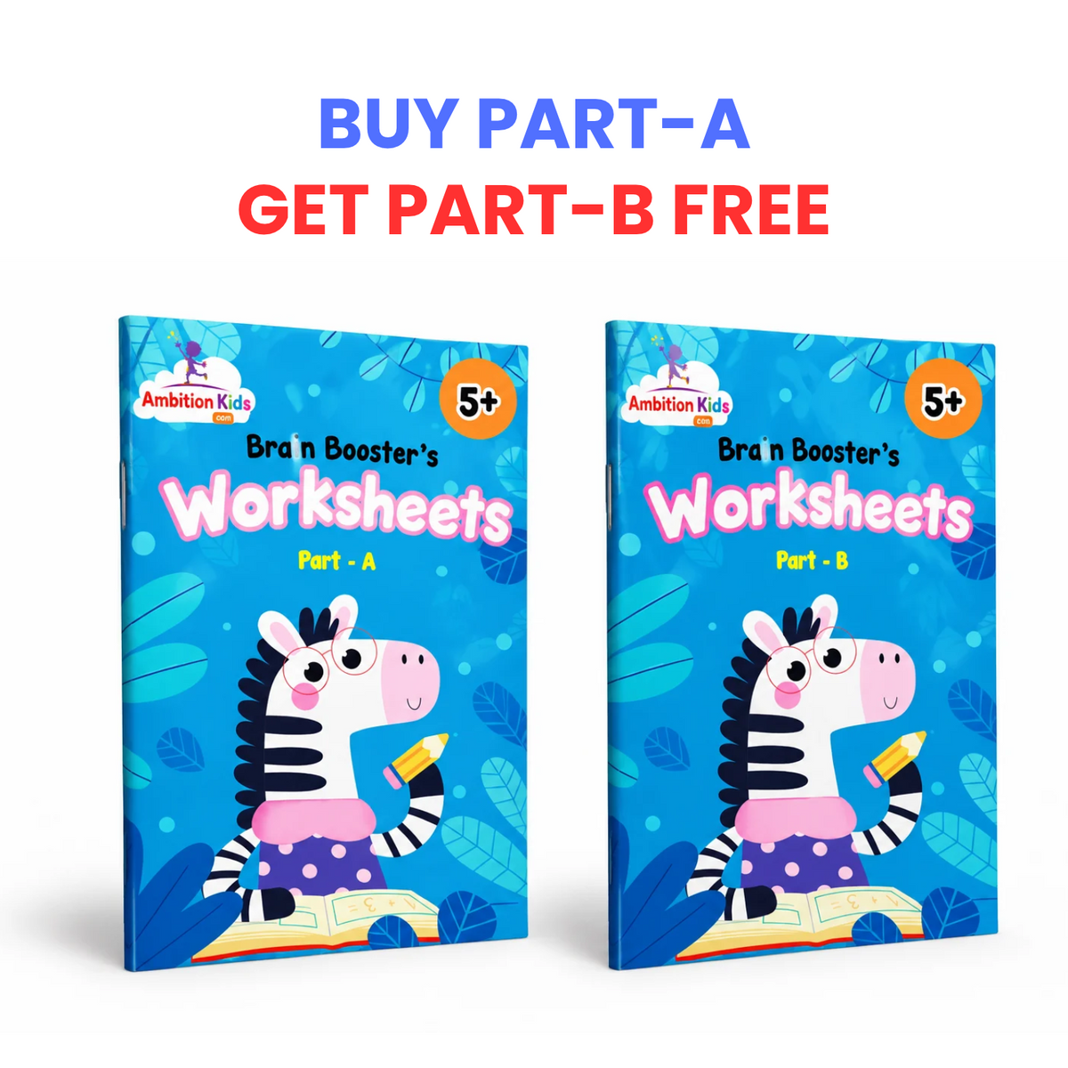 Age 5+ Brain Booster Worksheets (350+ Activities) - Buy 1 Get 1