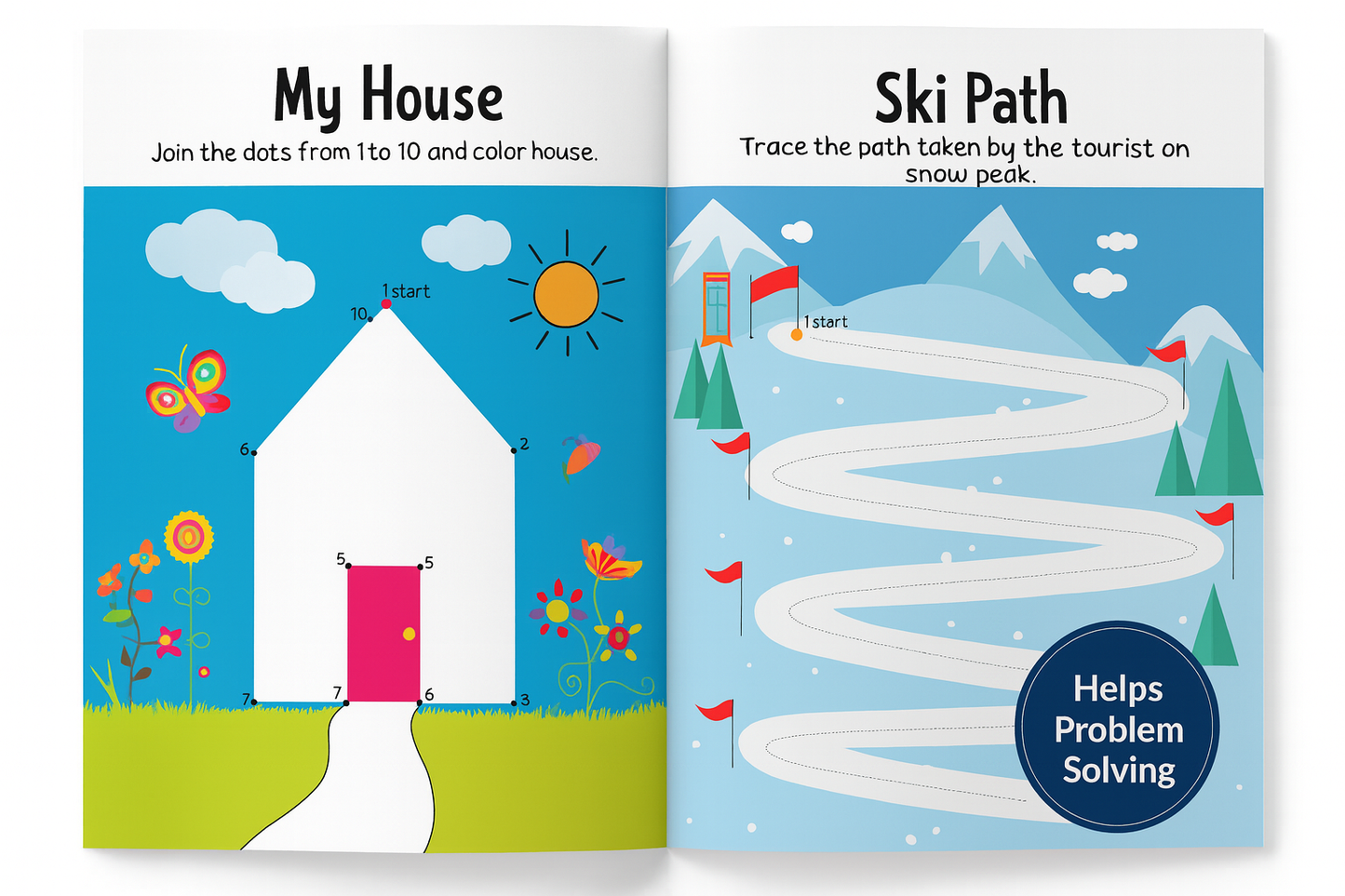 Fun Patterns & Pencil Control – My First Tracing Worksheet