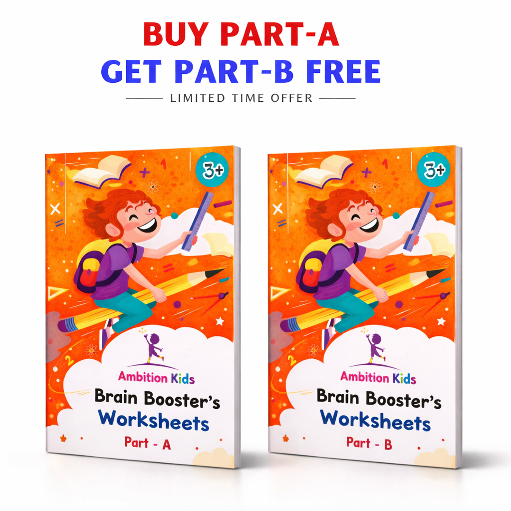 Age 3+ Brain Booster Worksheets (350+ Activities) - Buy 1 Get 1 Free