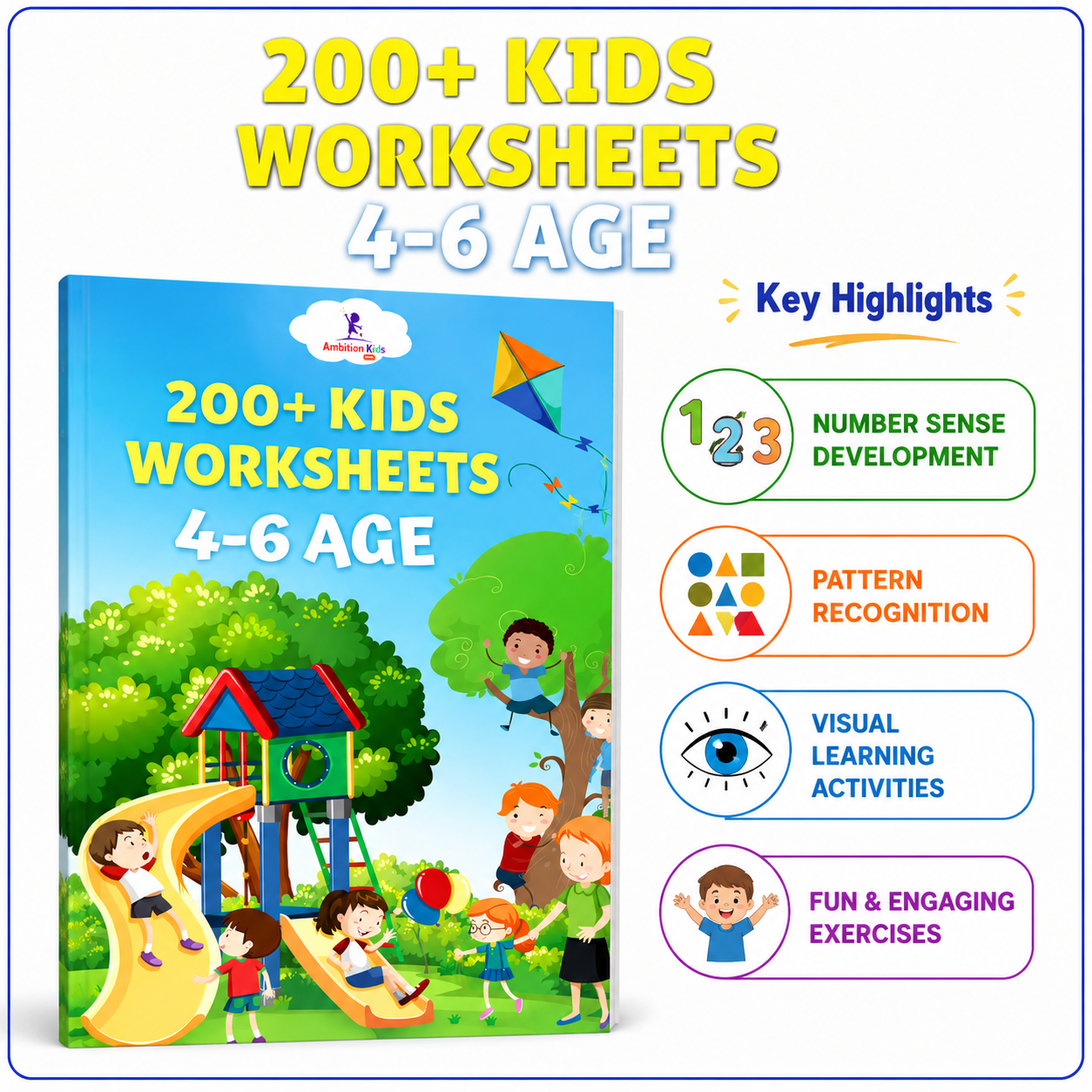 200+ Kids Worksheet – Ambition Kids