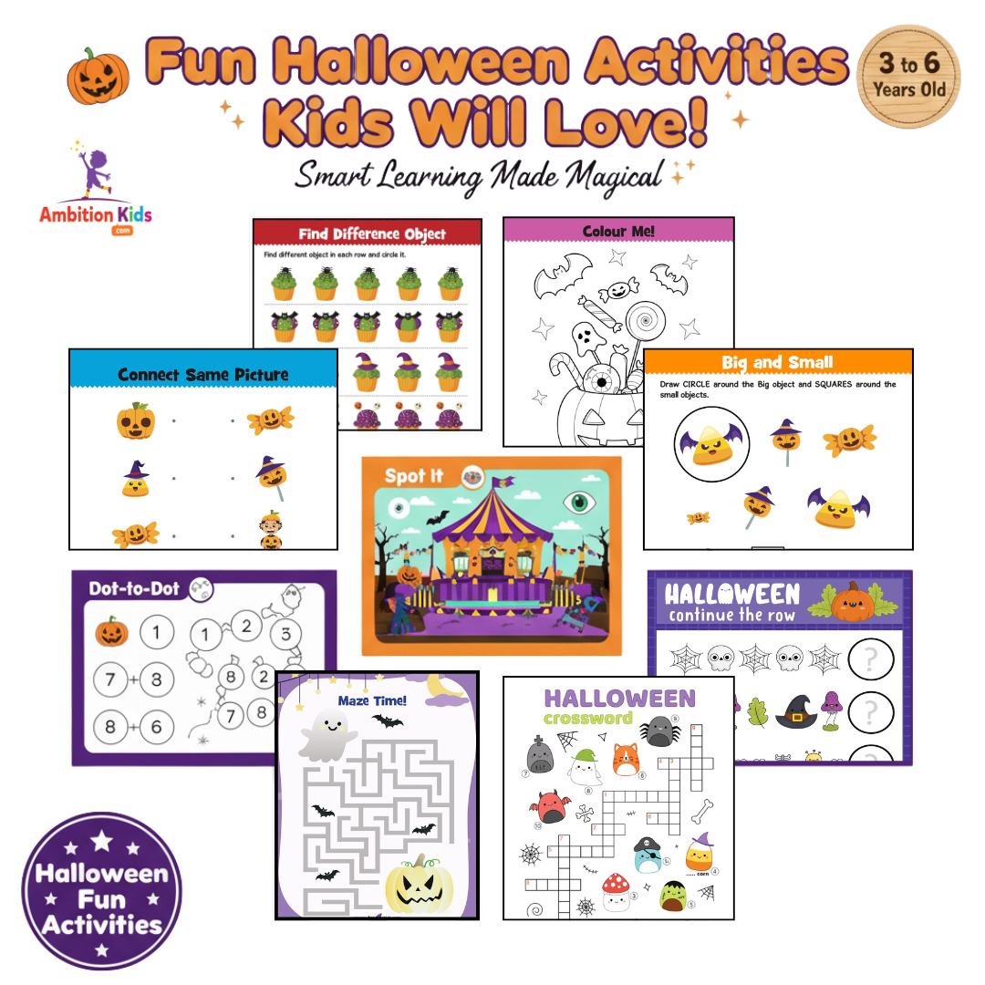 My Ultimate Halloween Worksheets