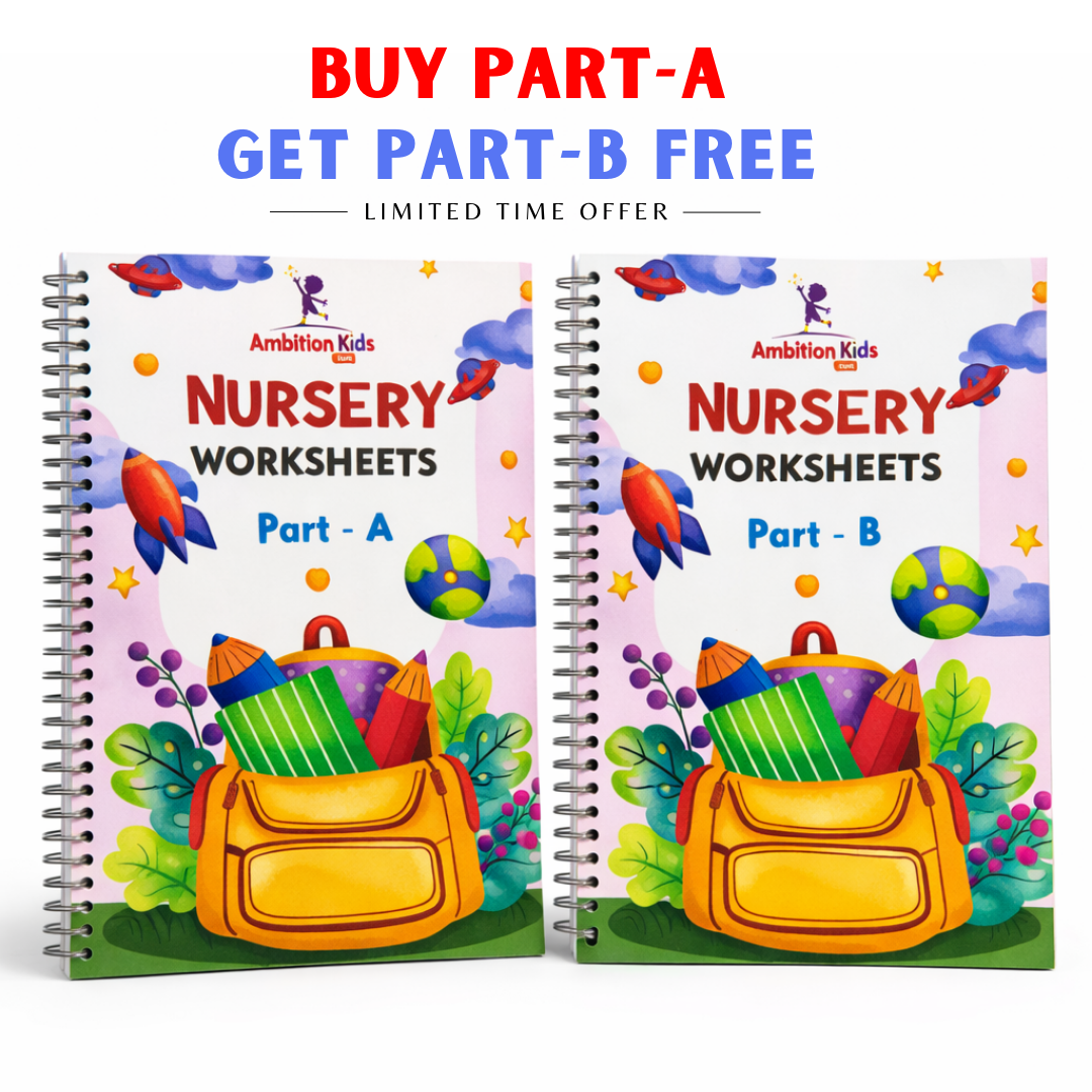 Preschool Kids Worksheets - Buy 1 Get 1 Free