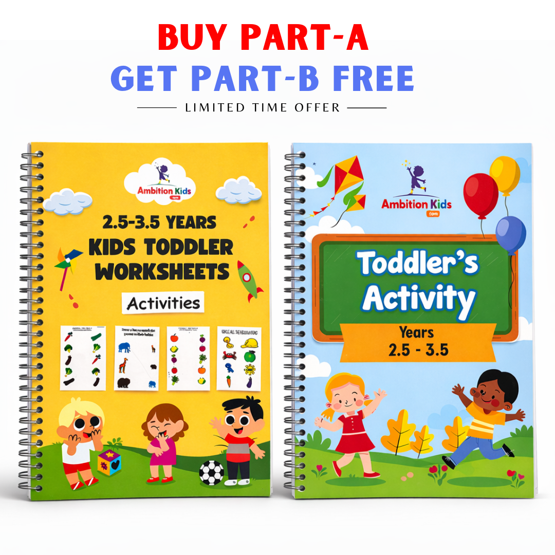 Toddlers 2.5-3.5 Years Kids Worksheets