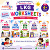 LKG Printable Worksheets | EVS + Math + English + Coloring + Logical