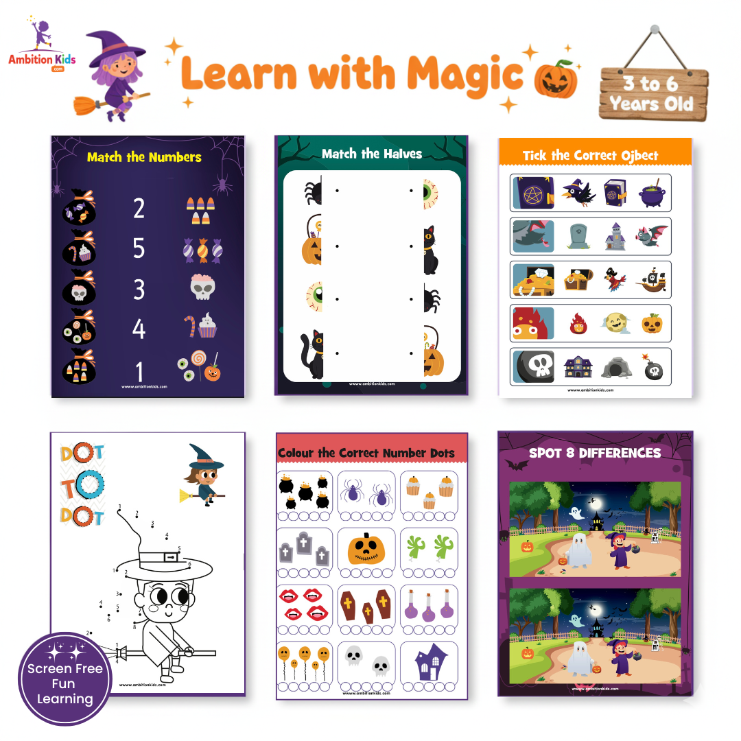 My Ultimate Halloween Worksheets