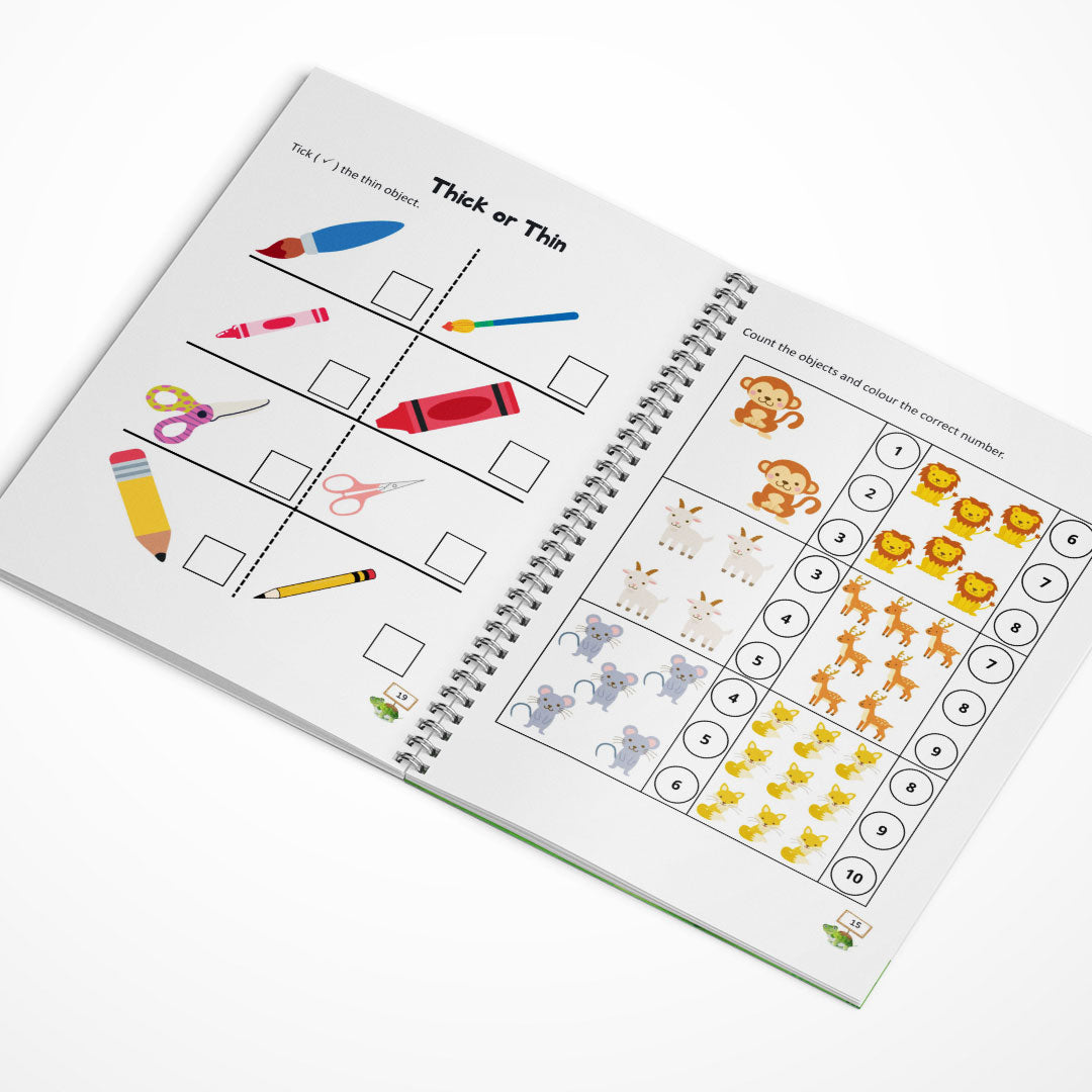 Nursery Hard Copy Kids Worksheets