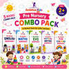 Preschool Loose Kids Worksheets For Nursery, LKG, & UKG | 1 Year Complete Fun Worksheets