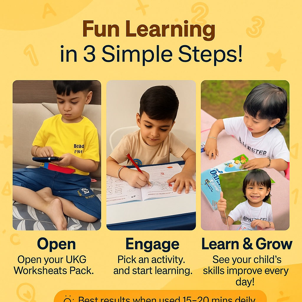 Now Kids Worksheet Available in: Hard Copy Format
