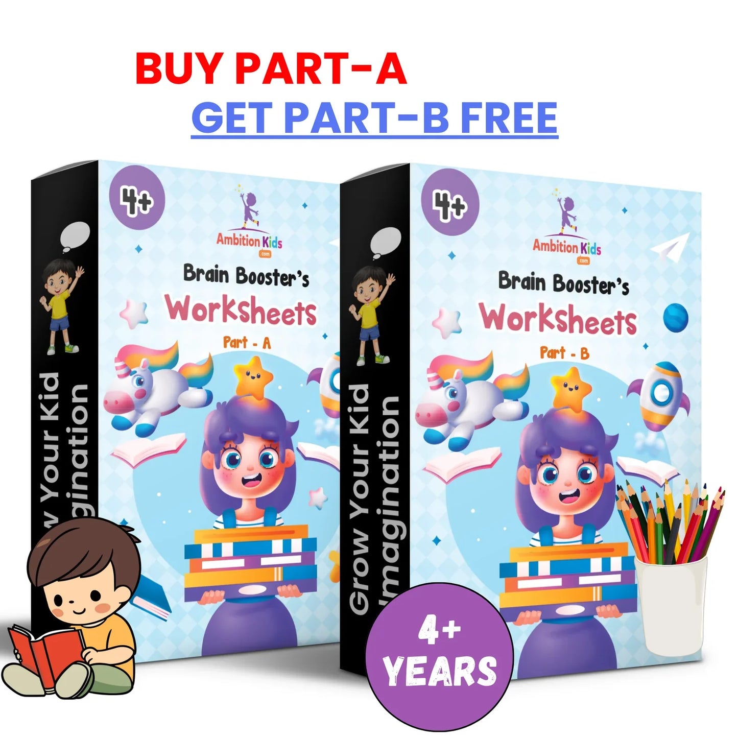 brain boosters 3 combo - Ambition Kids