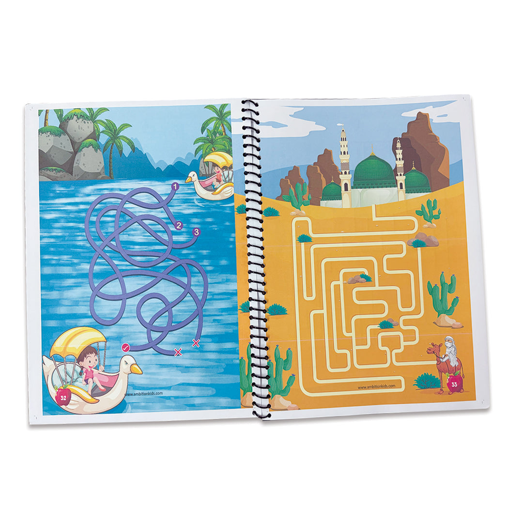 Dot-to-Dot, Mazes, & Fun with Numbers (Age 3-6)