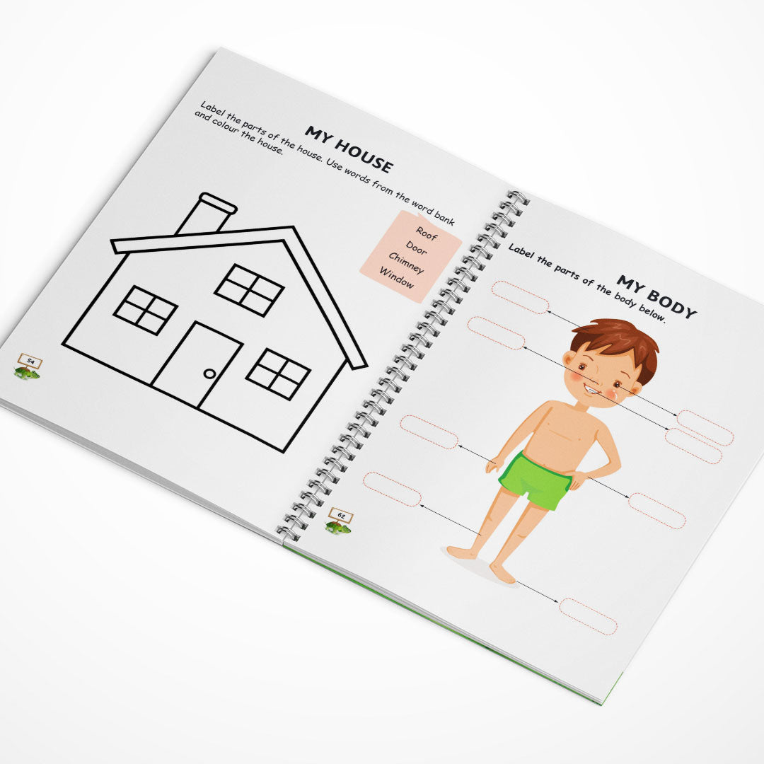 LKG & Brain Booster Combo + 200+ Worksheets (4–6 Yrs)