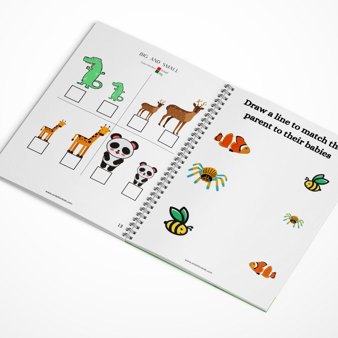 Preschool Worksheets For Nursery, LKG & UKG Kids