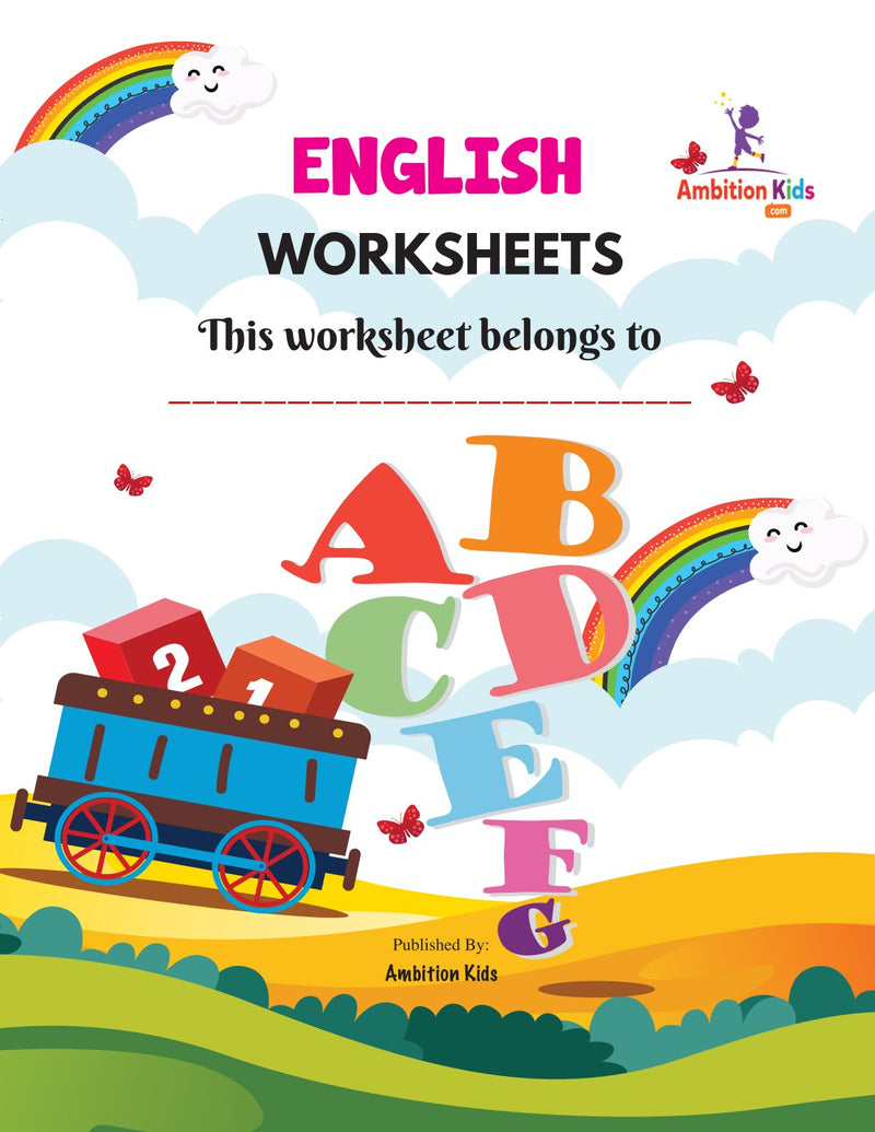 LKG Worksheets | 92 English Fun Learning Pages | Hard Copy
