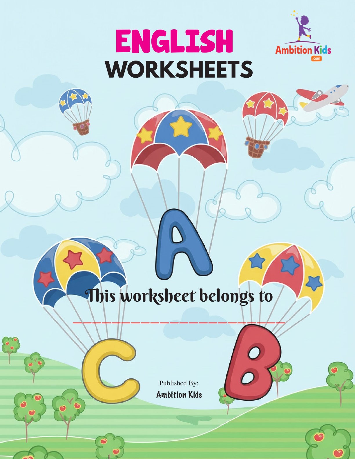 UKG Worksheets Printable | EVS, Math, English, Coloring, Logical Reasoning