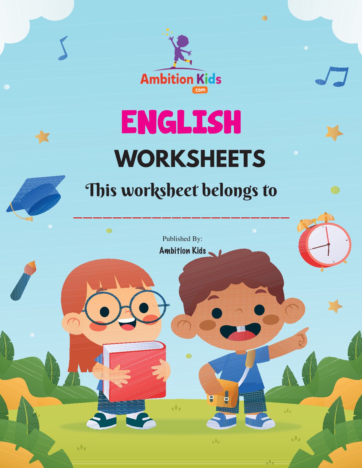 Preschool Math + English Worksheets Combo | Buy Math Get English FREE