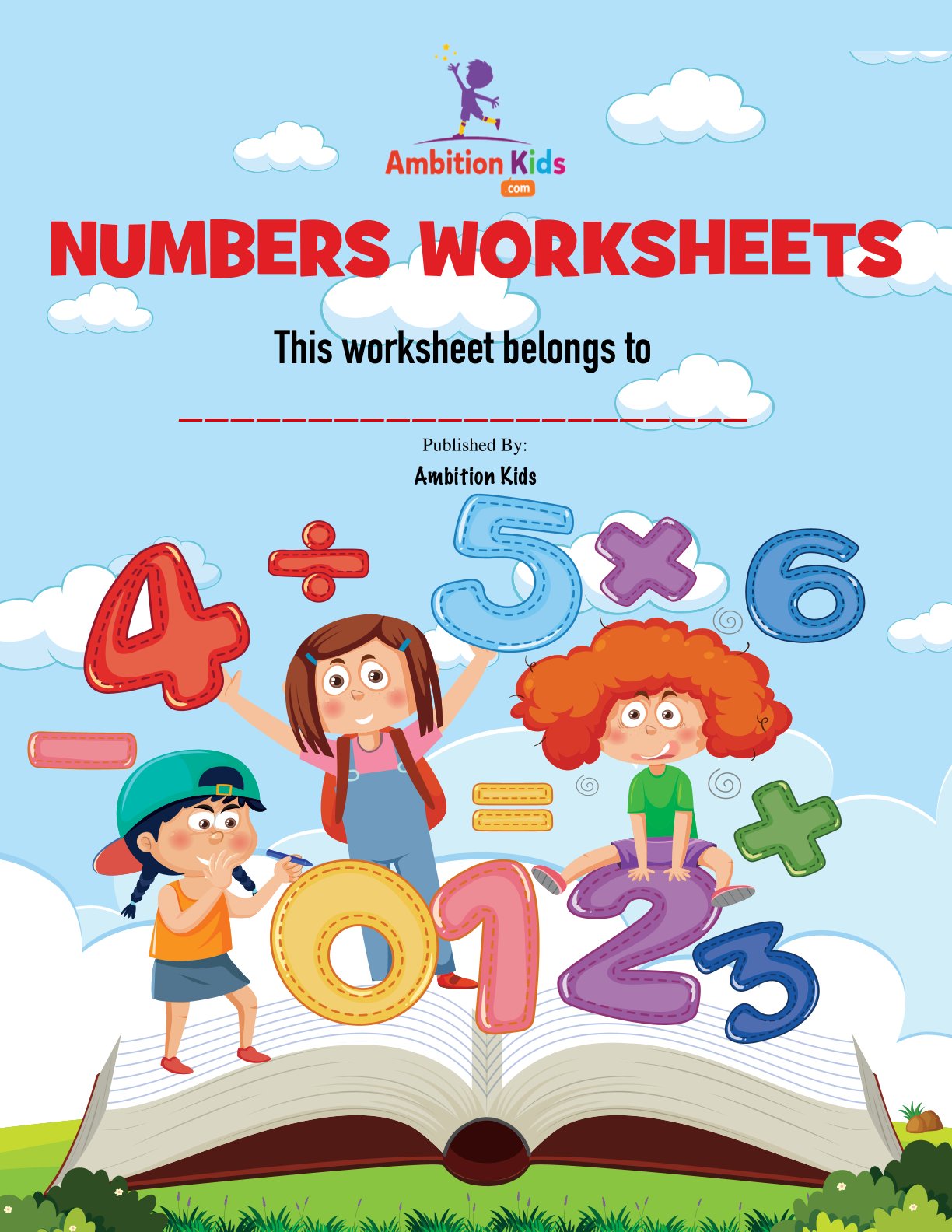 1 Year Complete Fun Worksheets For Your Kids – Learn EVS, Math, English, Coloring & Logical Thinking