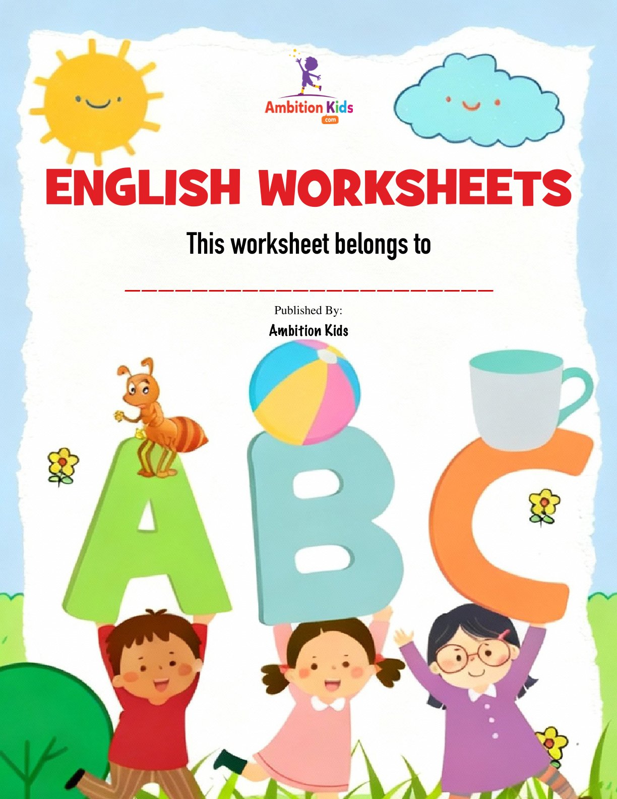 1 Year Complete Fun Worksheets For Your Kids – Learn EVS, Math, English, Coloring & Logical Thinking