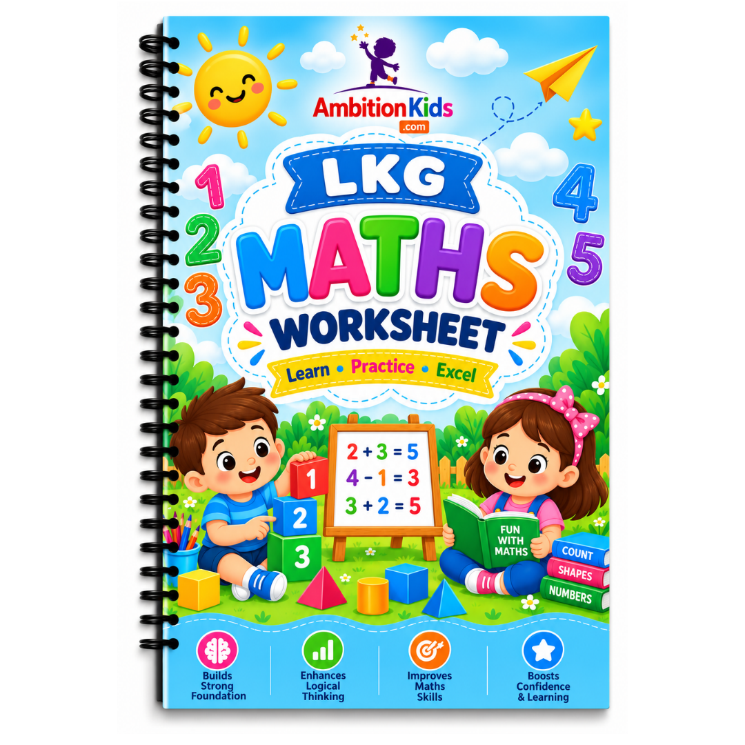 LKG Loose Worksheets | 94 Math Numeracy Practice Pages | Fun Learning
