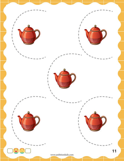 Pre-Nursery Pattern Writing & Logical Reasoning Printable Worksheets