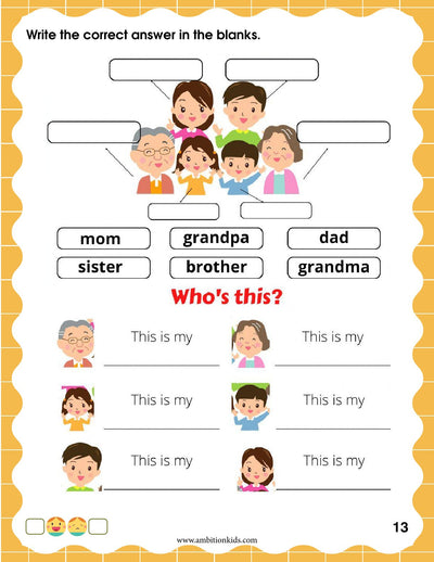 Pre-Nursery EVS Printable Worksheets | EVS Daily Life & Environmental Learning | 56 Pages | Hard Copy