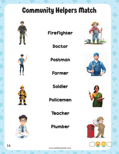 Nursery Worksheet EVS & Logical Thinking Printable  Worksheets | Age 3+