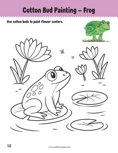 UKG Worksheets EVS + Math + Eng + Coloring | 380 Skill-Based Page | Hard Copy