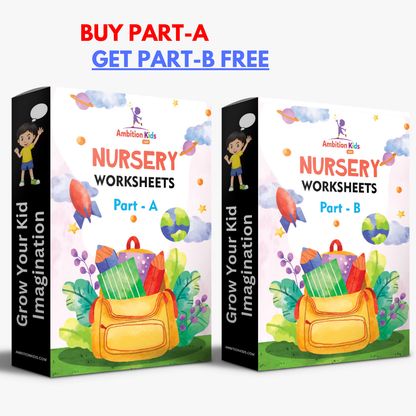 Preschool Kids Worksheets - Buy 1 Get 1 Free