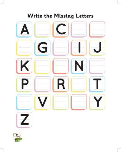 LKG Hard Copy Kids Worksheets