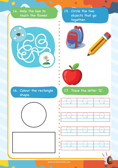Age 3+ Brain Booster Worksheets (350+ Activities) - Buy 1 Get 1 Free