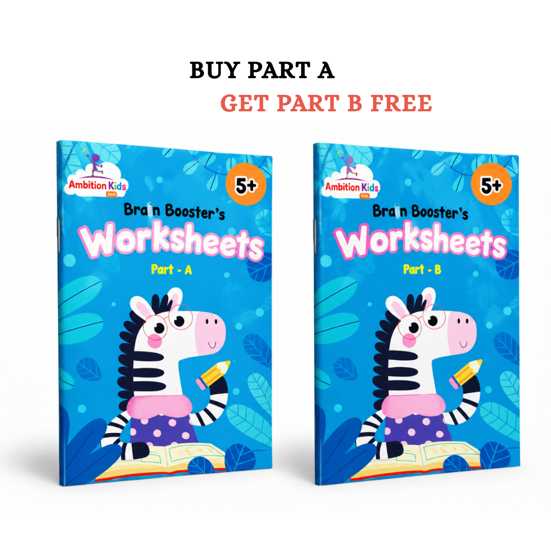 Age 5+ Brain Booster Worksheets (350+ Activities) - Buy 1 Get 1