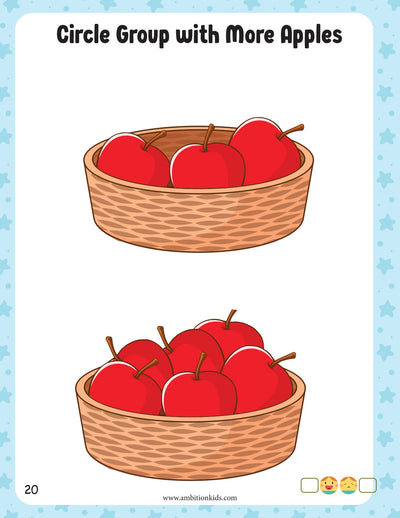 Nursery Math & Numeracy Printable Worksheets | (Age 3+)