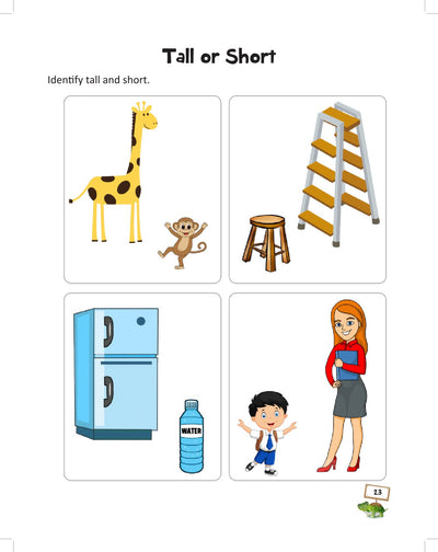 Nursery Hard Copy Kids Worksheets