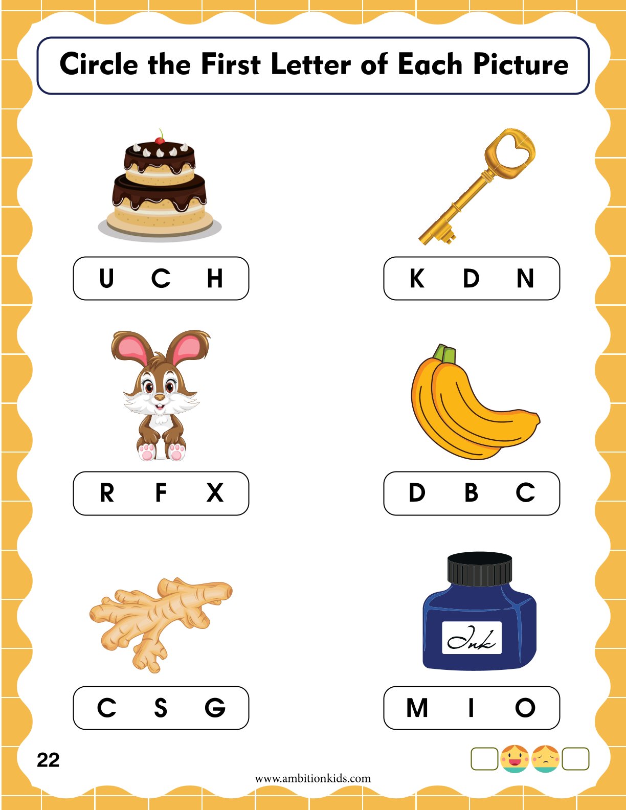 Pre-Nursery English Printable Worksheets | Alphabet & Picture Activities | Hard Copy