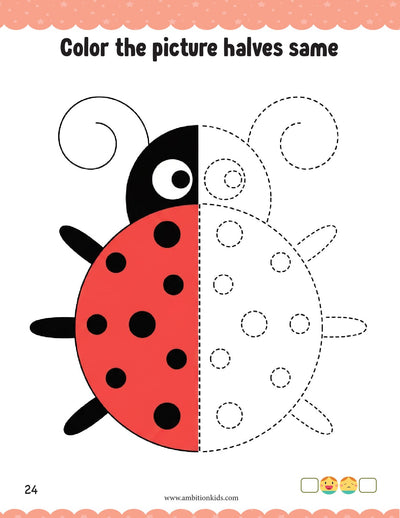 LKG Printable Worksheets |  Art & Creativity Fun Coloring & Drawing 50+ Worksheets
