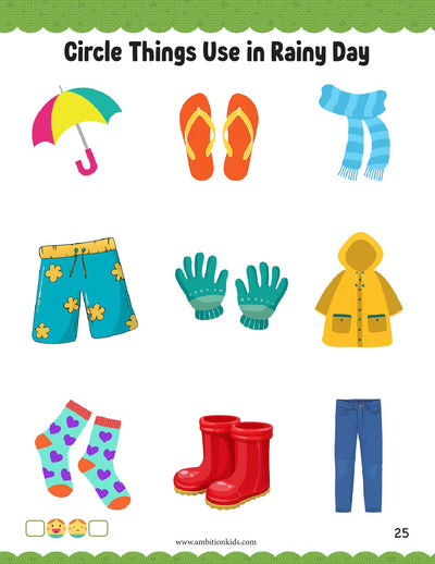 LKG EVS Printable Worksheets | 62 Fun Activity Pages | Screen-Free Learning