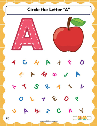 Pre-Nursery English Printable Worksheets | Alphabet & Picture Activities | Hard Copy