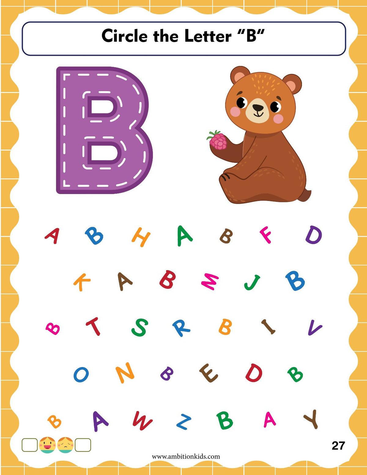 Pre-Nursery English Loose Worksheets | Alphabet & Picture Activities | Hard Copy
