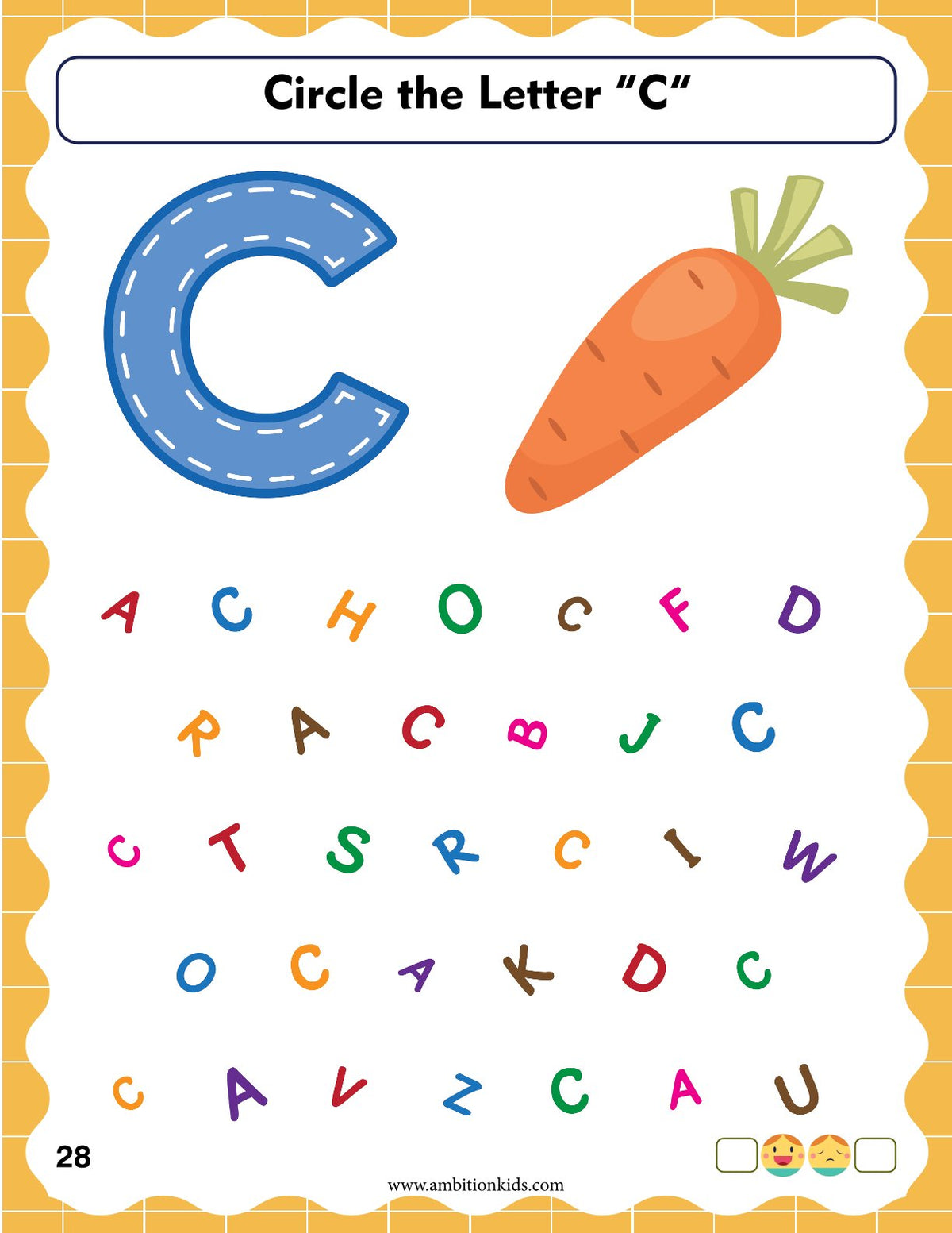 Pre-Nursery English Loose Worksheets | Alphabet & Picture Activities | Hard Copy